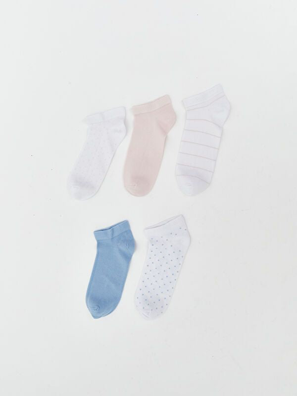 Moudda LC Waikiki - Chaussettes pour sneakers Femme Ecru - Tunisie 1