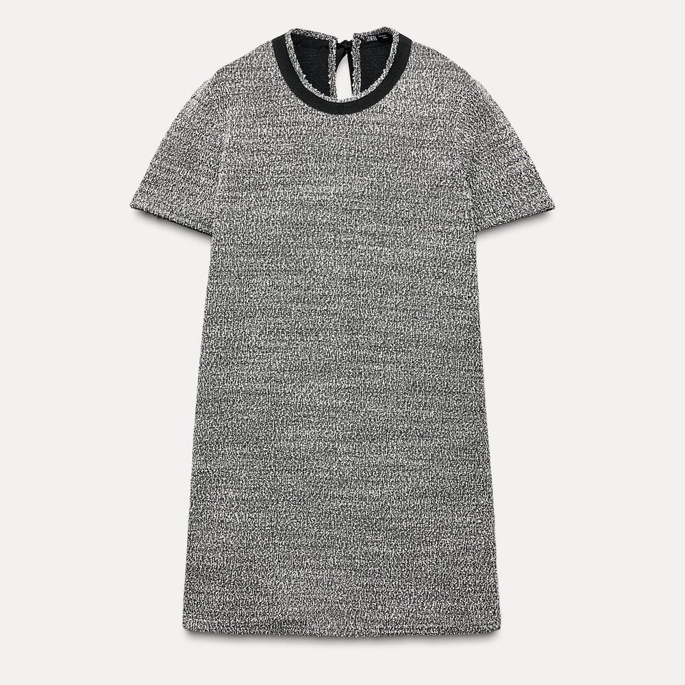 Moudda ZARA - Robe courte ample, manches courtes, ceinture dos - Tunisie 2