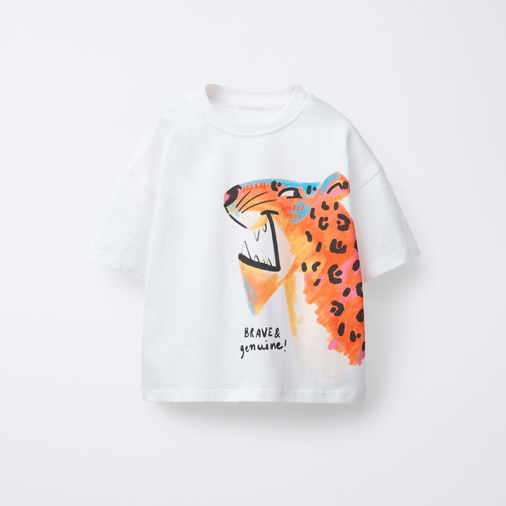 Moudda ZARA - T-Shirt Enfant - Guépard de Côté - Tunisie 1