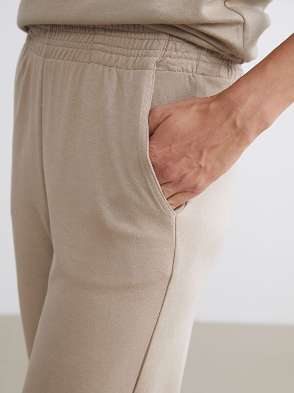 Moudda LC Waikiki - Pantalon en jersey Femme Beige foncé - Tunisie 3