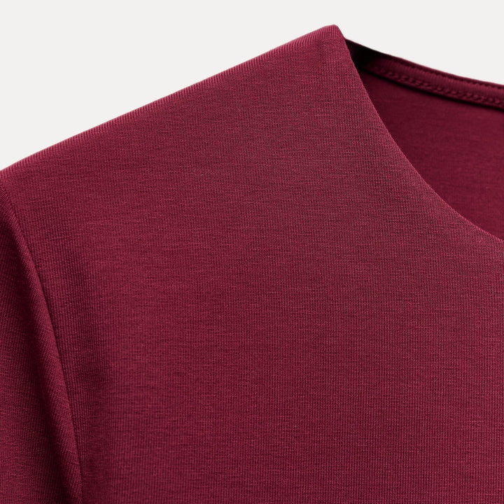 Moudda ZARA - T-Shirt Basic - Col Rond & Coton/Élasthanne - Tunisie 3