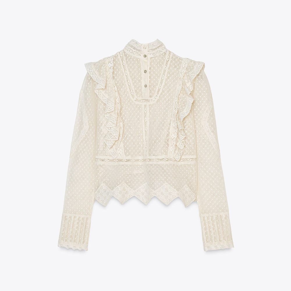 Moudda ZARA - Chemise Tulle - Brodée - Tunisie 2