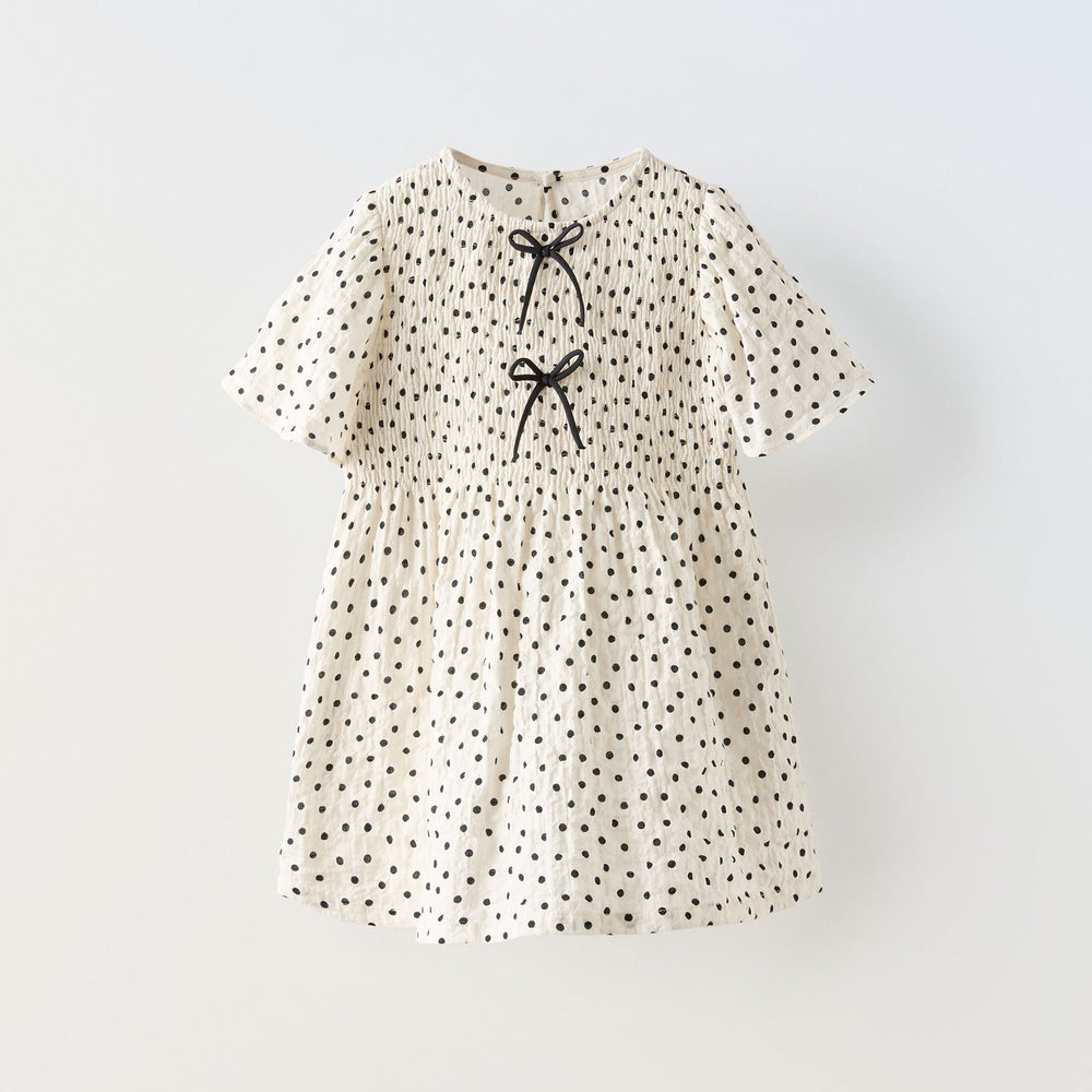 Moudda ZARA - Robe enfant imprimée pois, collection coquette - Tunisie 2
