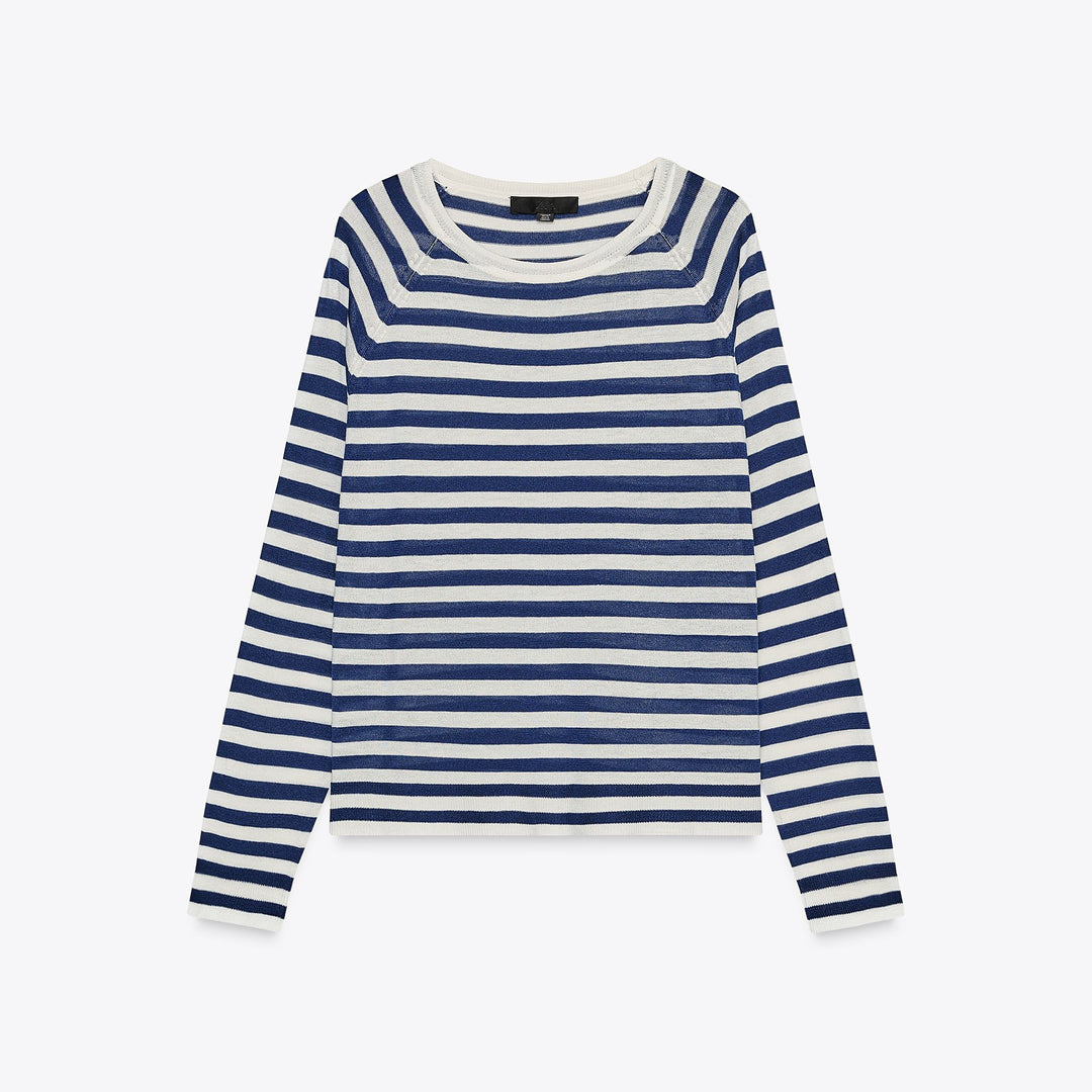Moudda ZARA - Pull 50/50 - Col Caja, Manches Raglan & Fantaisie - Tunisie 1