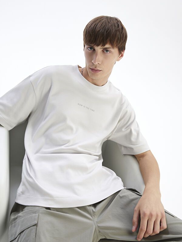 Moudda LC Waikiki - Sweatshirt en jersey Homme Gris clair - Tunisie 1