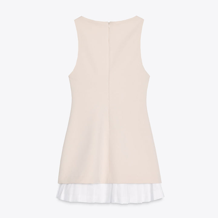 Moudda ZARA - Robe Courte Laine Froide - Manches Courtes & Plis - Tunisie 2