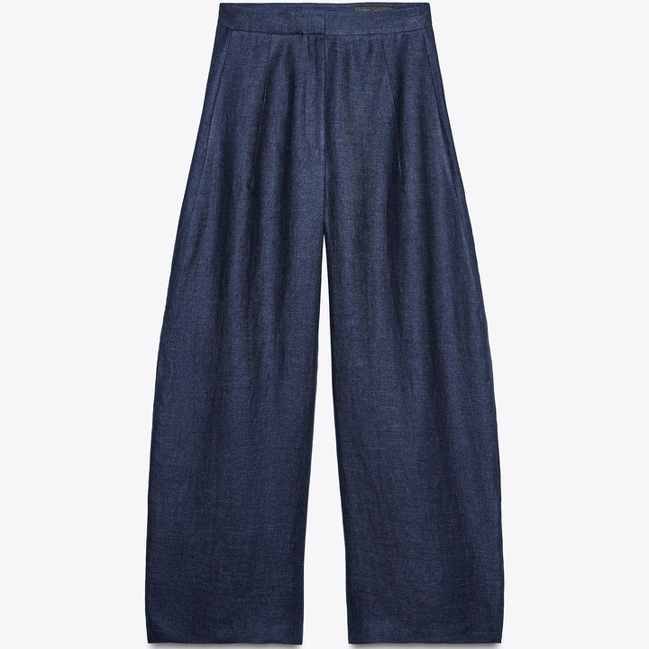 Moudda ZARA - Pantalon Lin - Indigo - Tunisie 1