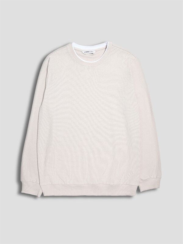 Moudda LC Waikiki - Sweatshirt basique en jersey - Tunisie 1