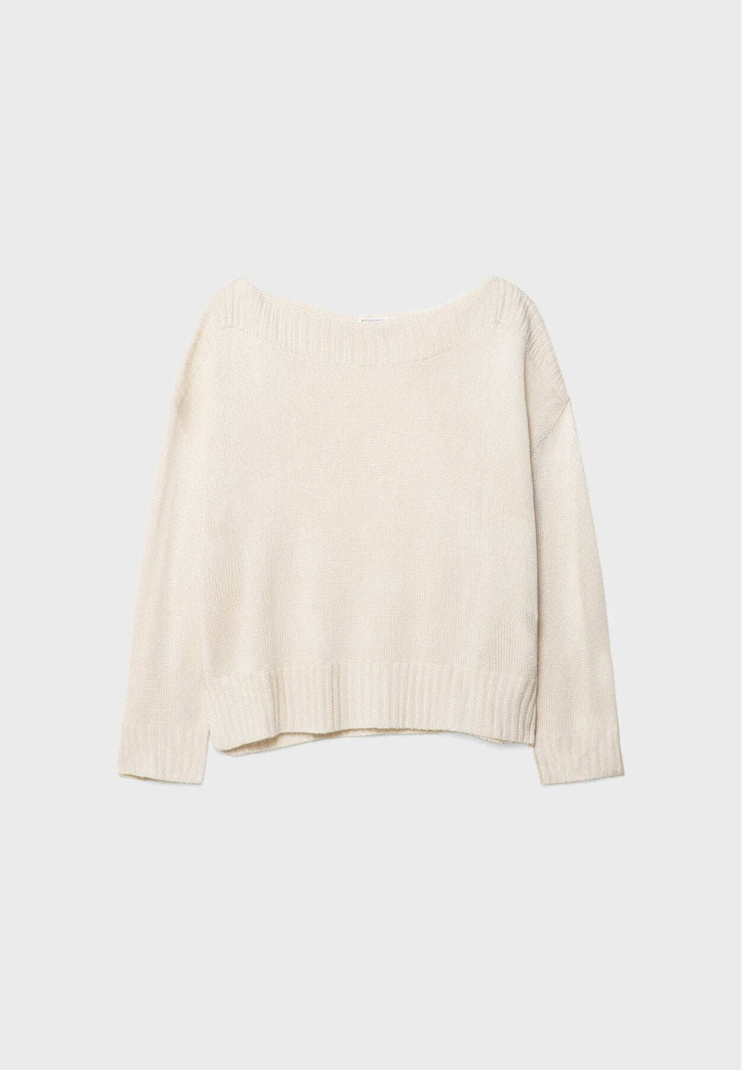 Moudda STRADIVARIUS - Pull en Maille Encolure Bateau Rib - Tunisie 2