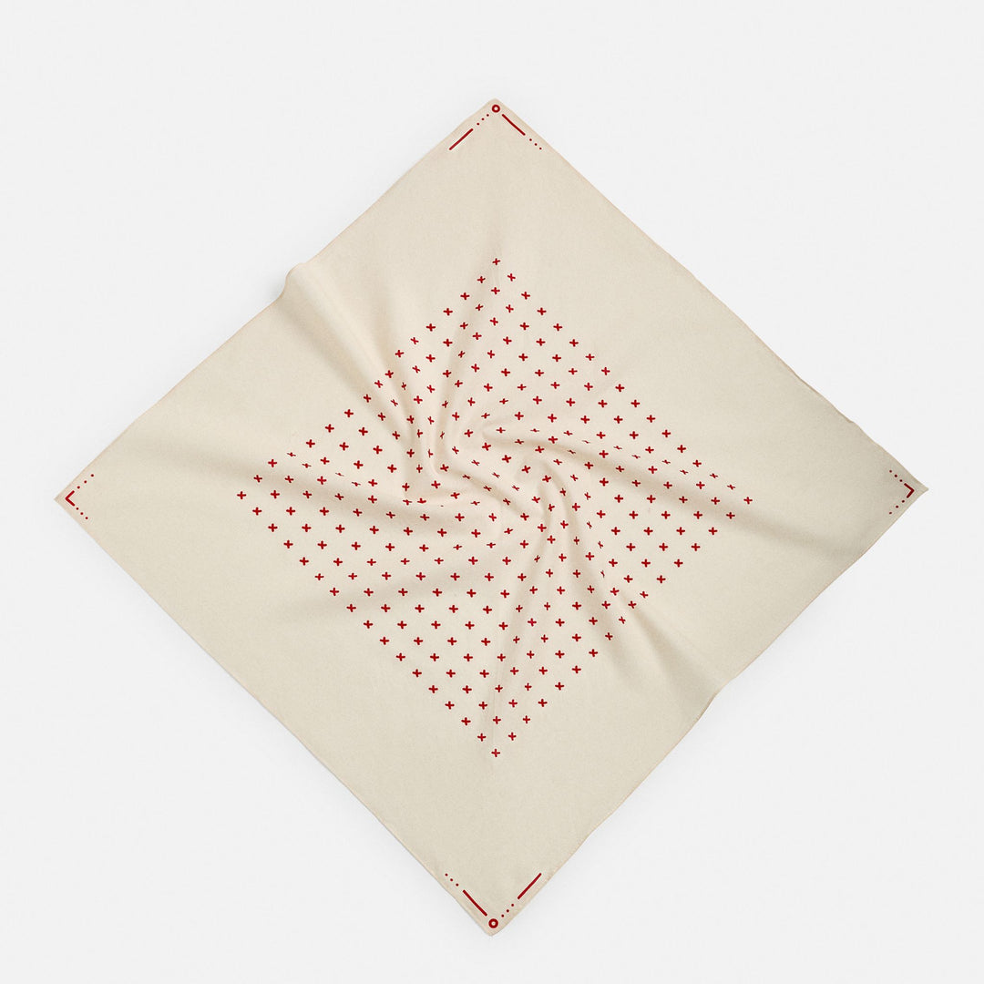 Moudda ZARA - Bandana Coton - Micro Imprimé & Drop Colors - Tunisie 2