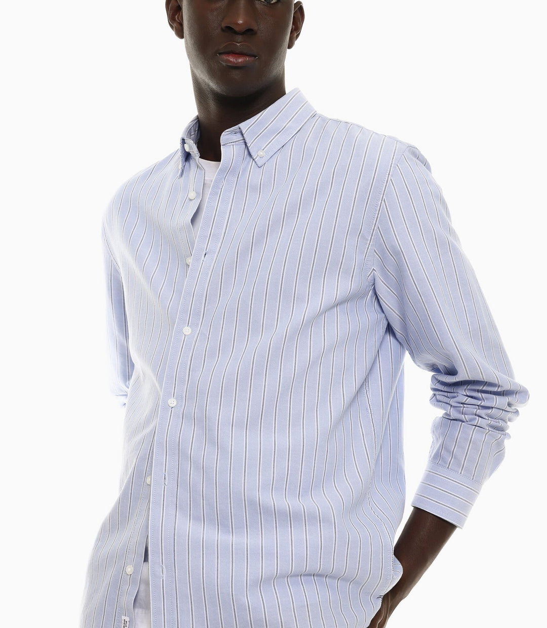 Moudda Lefties - Chemise Oxford Basique - Rayures - Tunisie 5