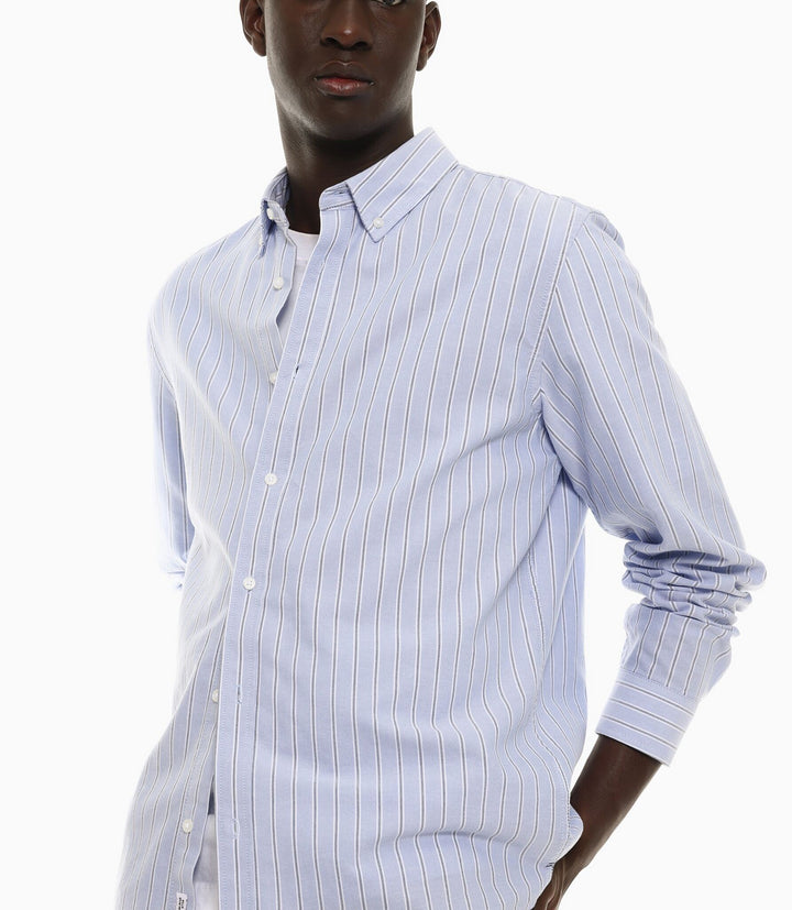 Moudda Lefties - Chemise Oxford Basique - Rayures - Tunisie 5