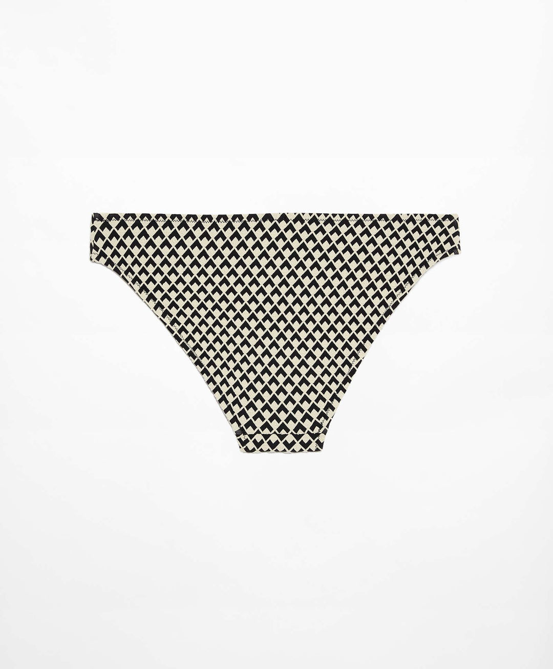 Moudda Oysho - Culotte Classique Jacquard Géométrique Noir - Tunisie 1