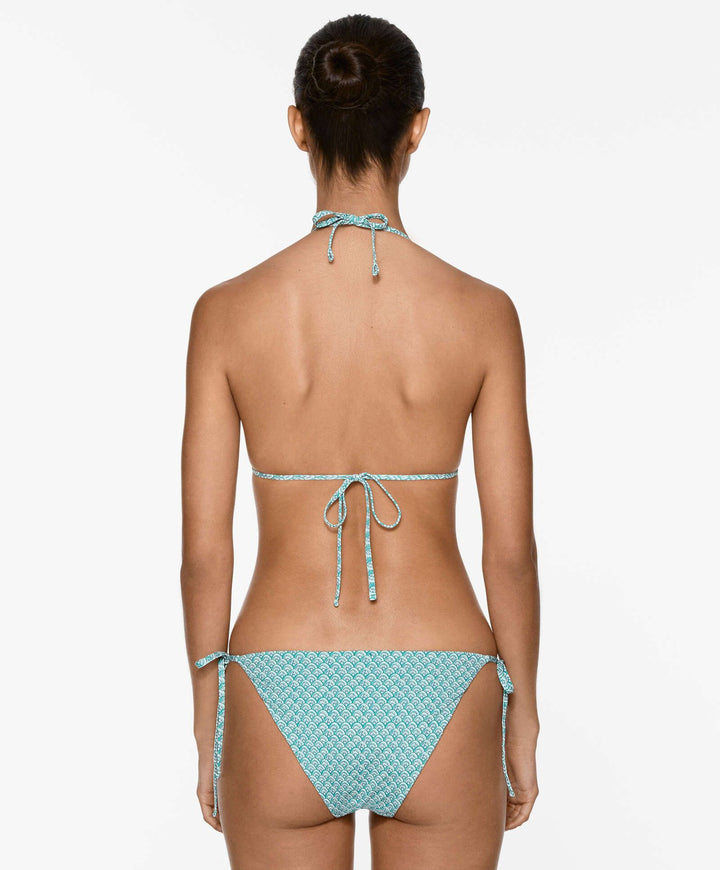 Moudda Oysho - Culotte Triangle Mousse Sans Armatures Sceau Turquoise - Tunisie 6