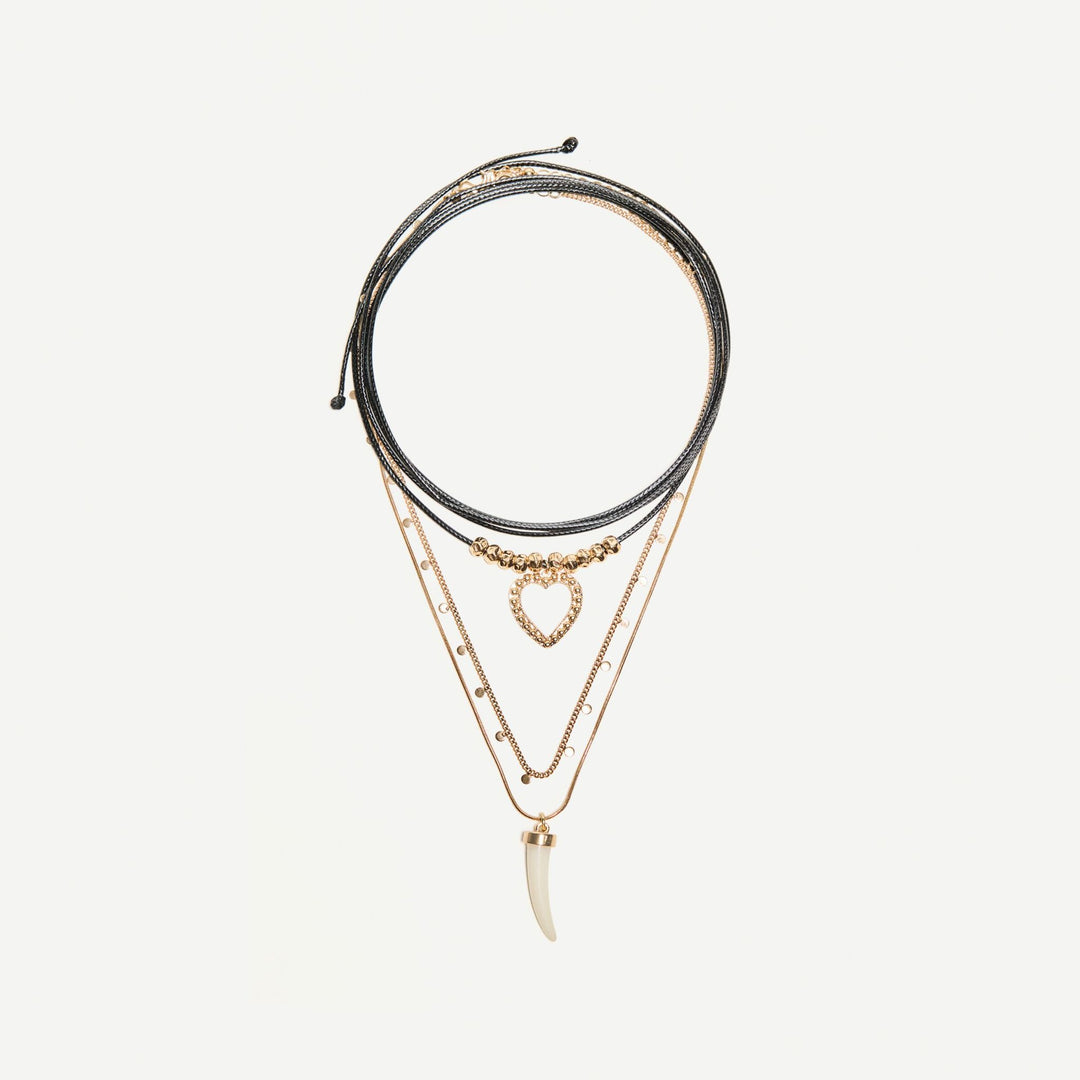 Moudda BERSHKA - Collier - Corde & Corne - Tunisie 1
