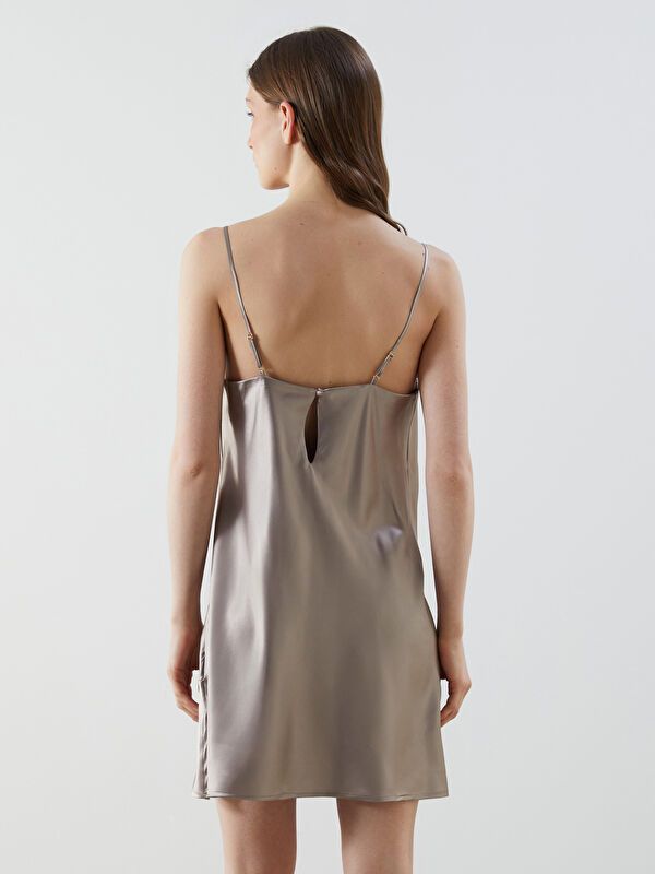 Moudda LC Waikiki - Chemise de nuit Femme Beige - Tunisie 4