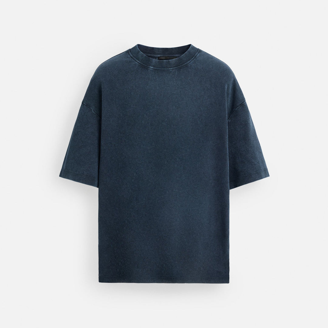 Moudda ZARA - T-Shirt Relax - Lavé & Interlock - Tunisie 1