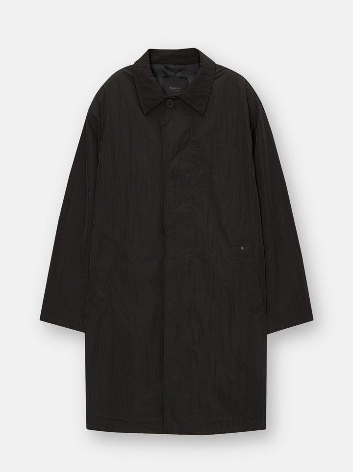 Moudda PULL & BEAR - Veste Type Trench Nylon Noir - Tunisie 3