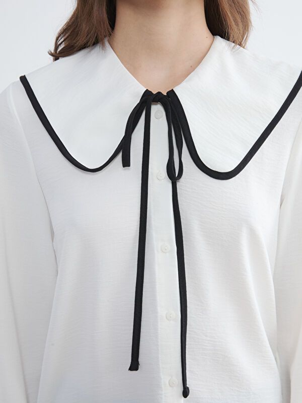 Moudda LC Waikiki - Chemise manches longues en tissu pour Femme - Tunisie 3