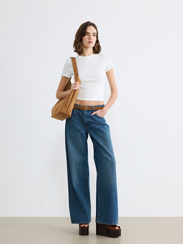 Moudda LC Waikiki - Jean basique en denim pour Femme - Tunisie 1
