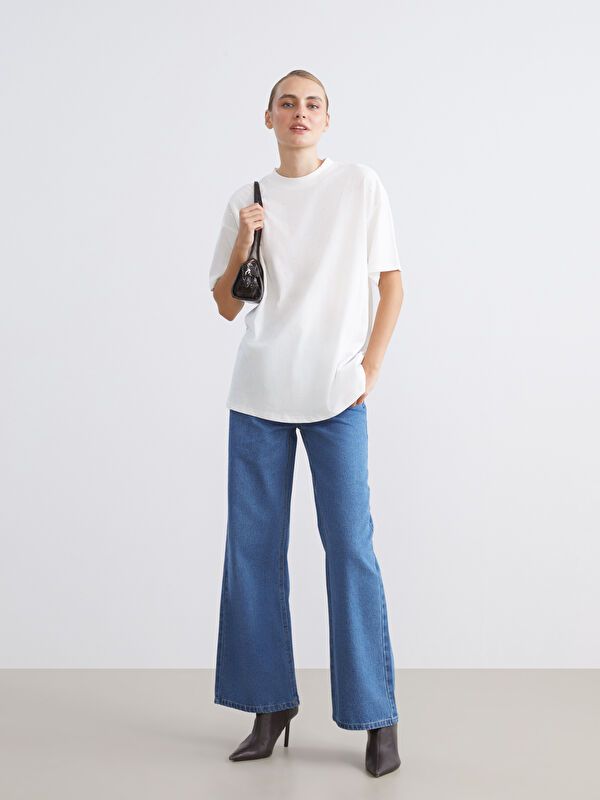 Moudda LC Waikiki - Pantalon tissé en denim Femme Rodéo mid indigo - Tunisie 1