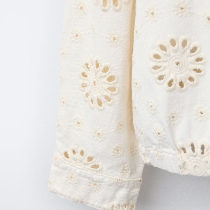 Moudda ZARA - Veste Fille - Broderie Suisse Bicolore - Tunisie 4
