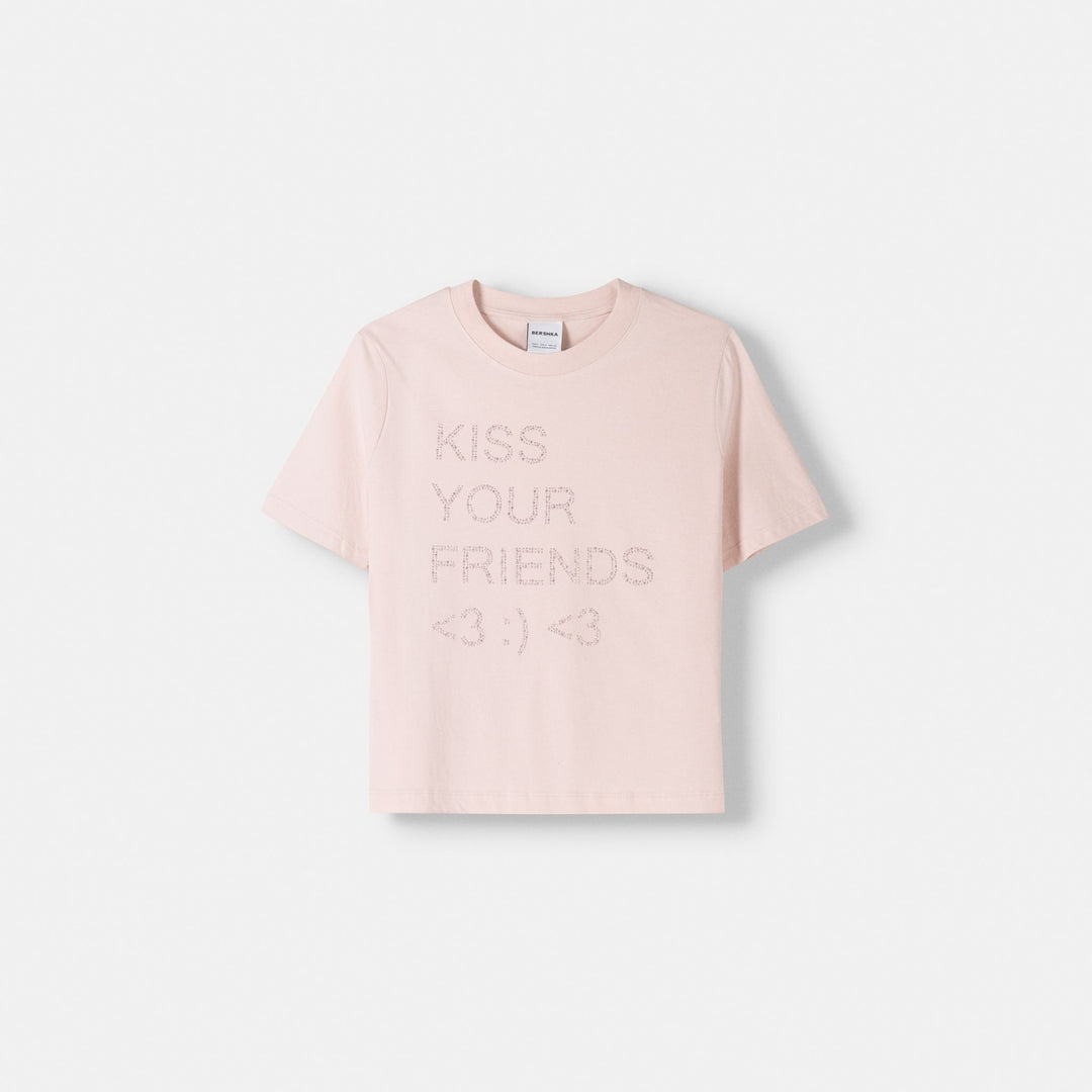 Moudda BERSHKA - T-shirt strassé - Tunisie 1
