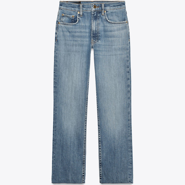 Moudda ZARA - Pantalon Bootcut - Taille Haute & Cropped Bleu - Tunisie 1