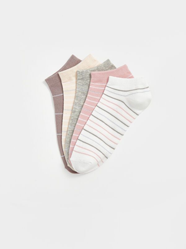 Moudda LC Waikiki - Chaussettes pour sneakers Femme Ecru - Tunisie 2