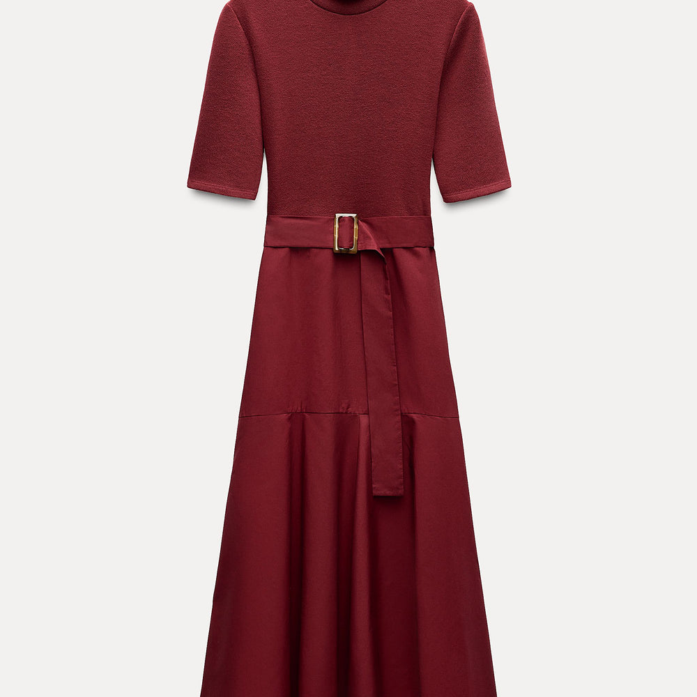 Moudda ZARA - Robe Bimatière Douce avec Ceinture - Tunisie 2