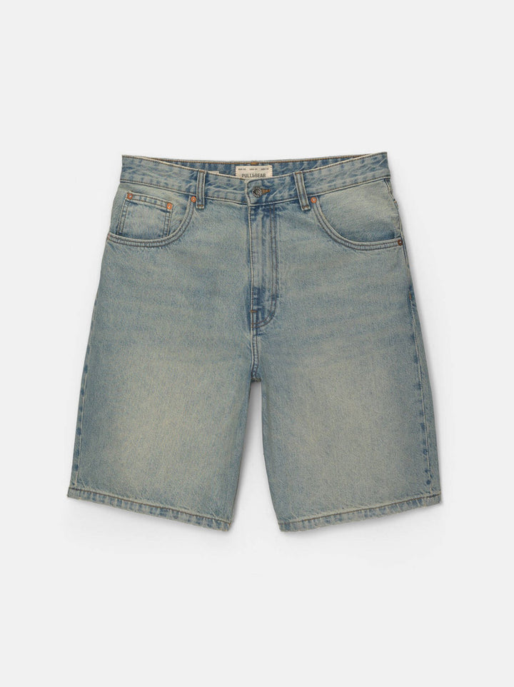 Moudda PULL & BEAR - Bermuda Denim Baggy MK STWD - Tunisie 4