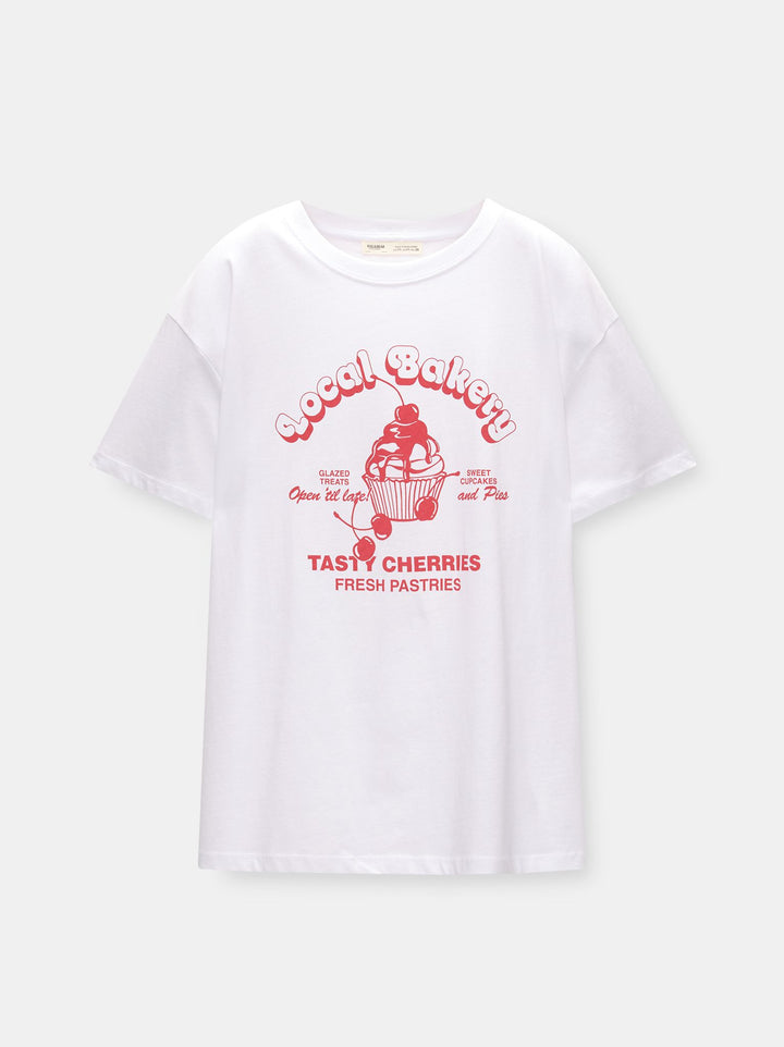Moudda PULL & BEAR - Body Graphique Nourriture Rétro - Tunisie 3