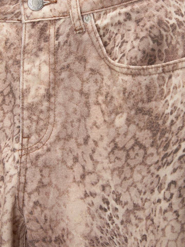 Moudda PULL & BEAR - Pantalon Droit Léopard Serp - Tunisie 3