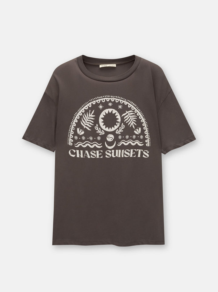 Moudda PULL & BEAR - Body Graphique Dessin à Tonalité - Tunisie 1