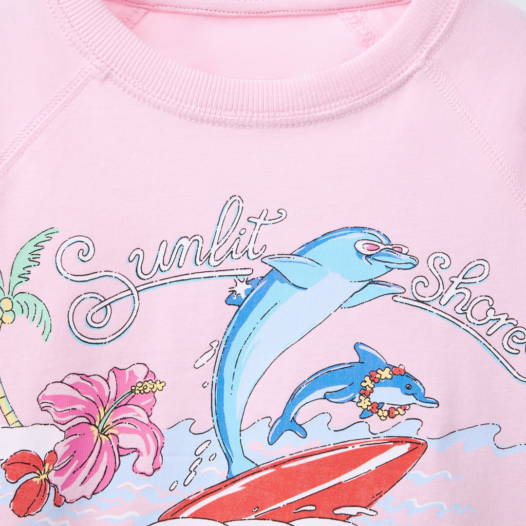 Moudda ZARA - T-Shirt Fille - Raglan & Surf - Tunisie 3