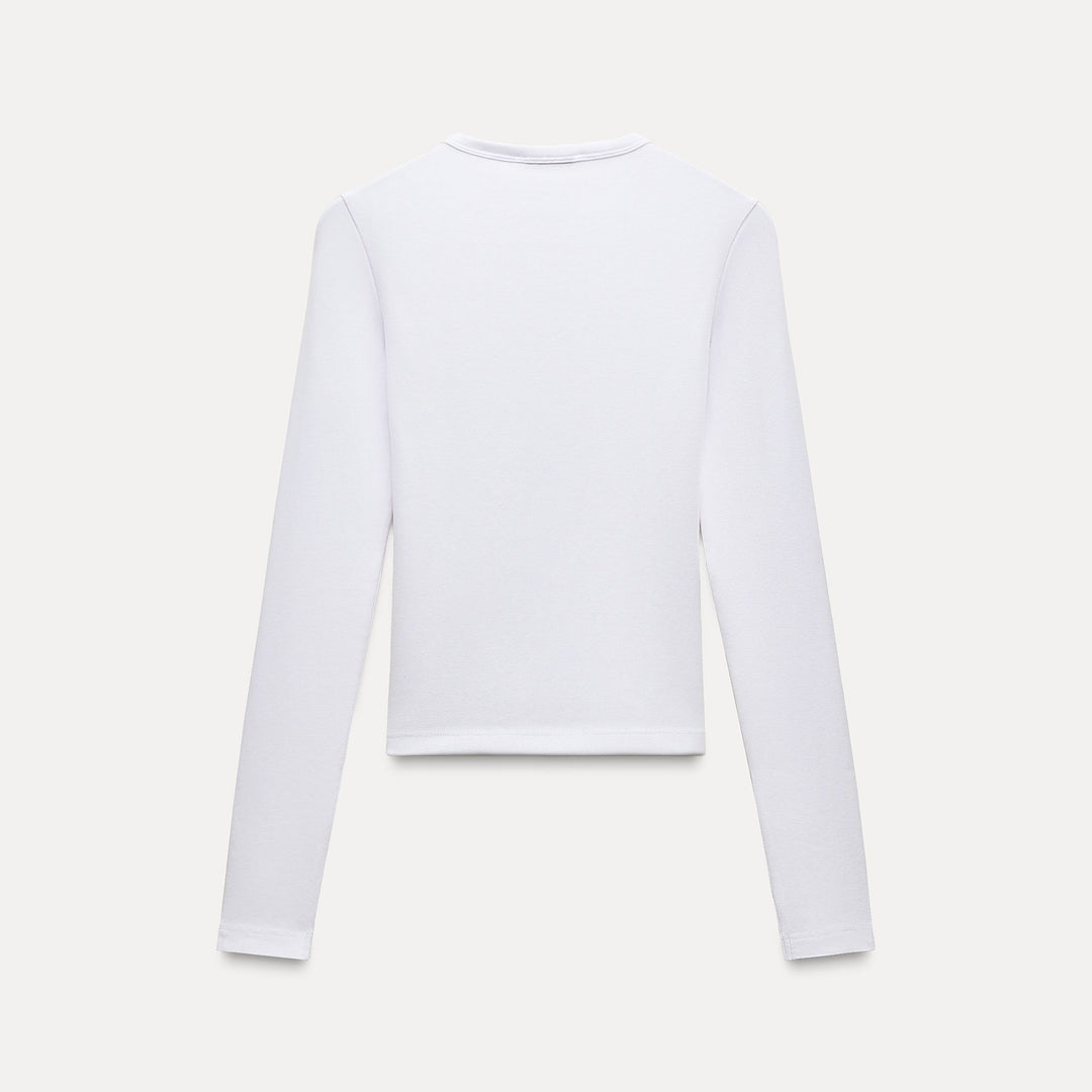 Moudda ZARA - T-Shirt - Coton/Modal & Col Rond - Tunisie 2