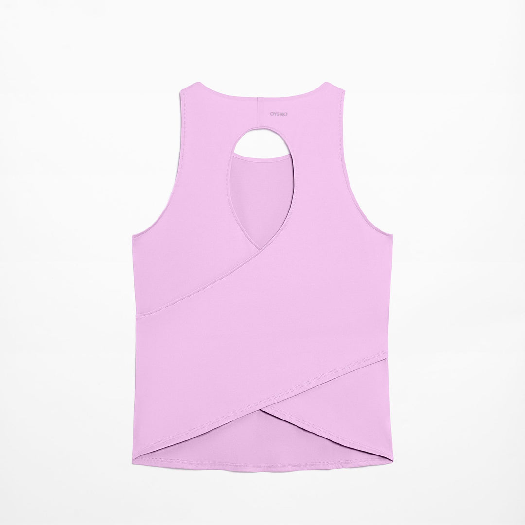 Moudda Oysho - T-Shirt Demi-Manches Dos Croisé - Tunisie 1
