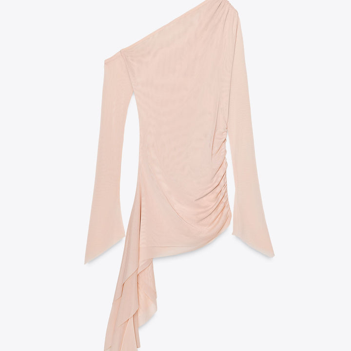 Moudda ZARA - Top Asymétrique - Tulle & Pointes - Tunisie 2