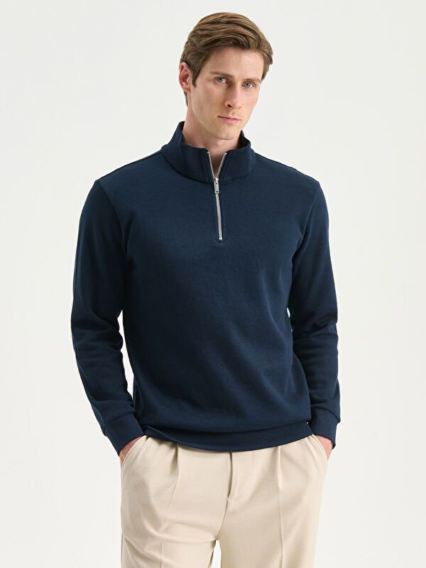 Moudda LC Waikiki - Sweatshirt en jersey Homme Marine - Tunisie 1