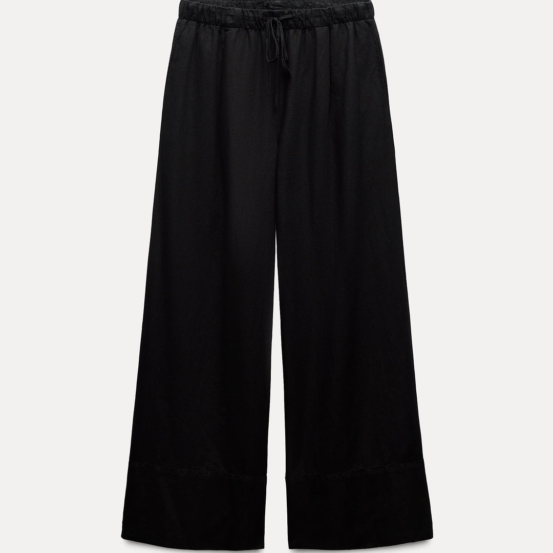Moudda ZARA - Set pantalon palazzo lin/coton - Tunisie 1