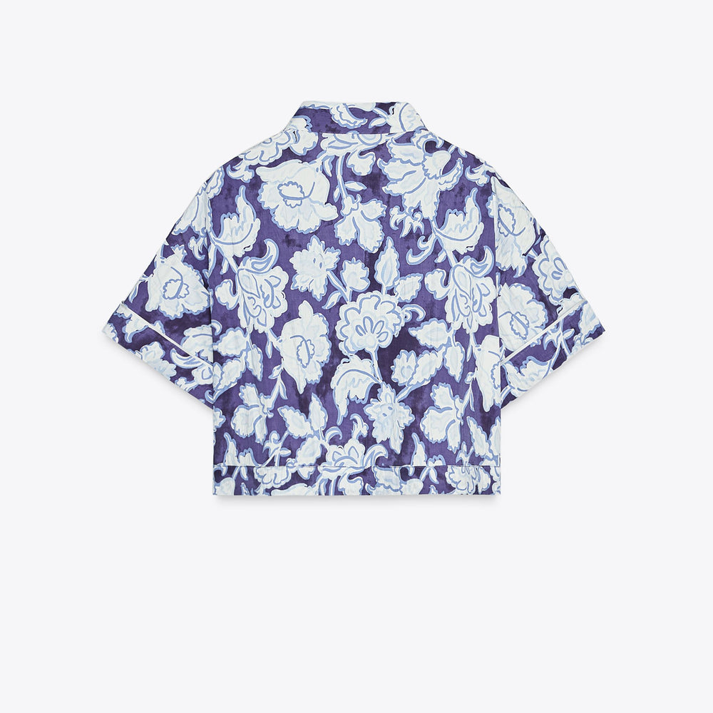 Moudda ZARA - Ensemble Chemise Cropped - Imprimé Fleurs - Tunisie 2