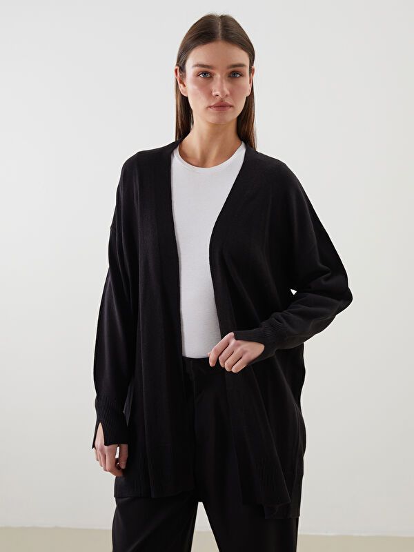 Moudda LC Waikiki - Cardigan en tricot Femme Noir - Tunisie 1