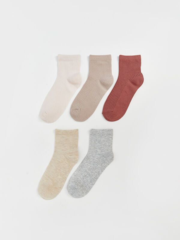 Moudda LC Waikiki - Chaussettes courtes Femme Rose pâle - Tunisie 1