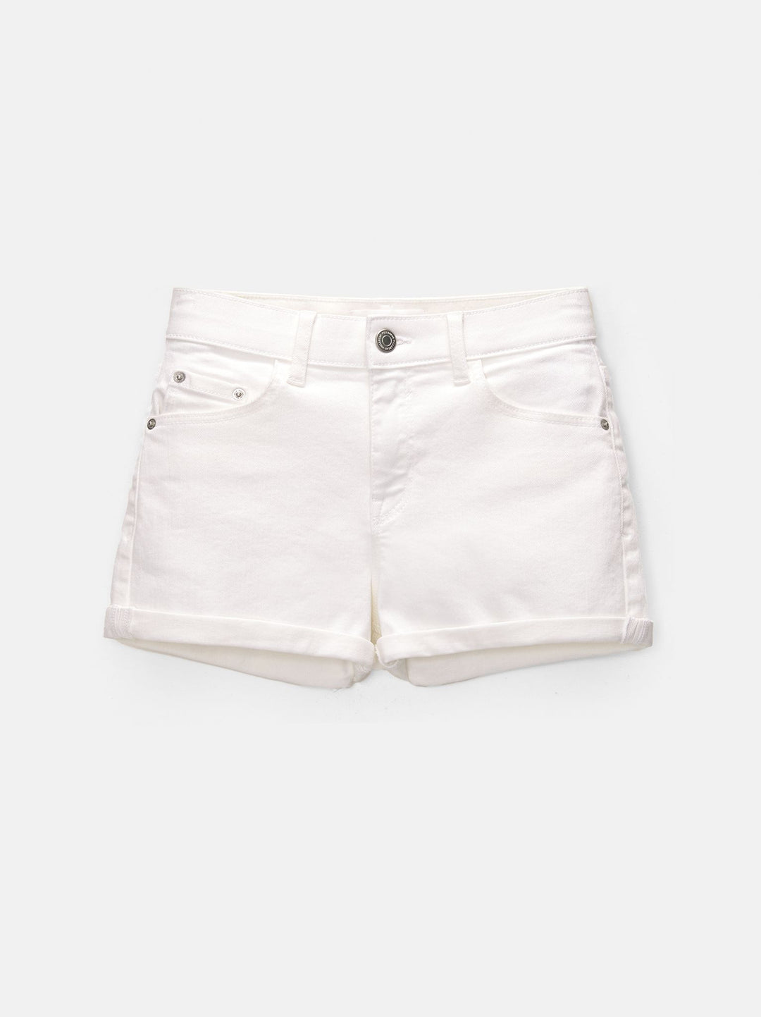 Moudda PULL & BEAR - Short Élastique Taille Moyenne Blanc - Tunisie 6