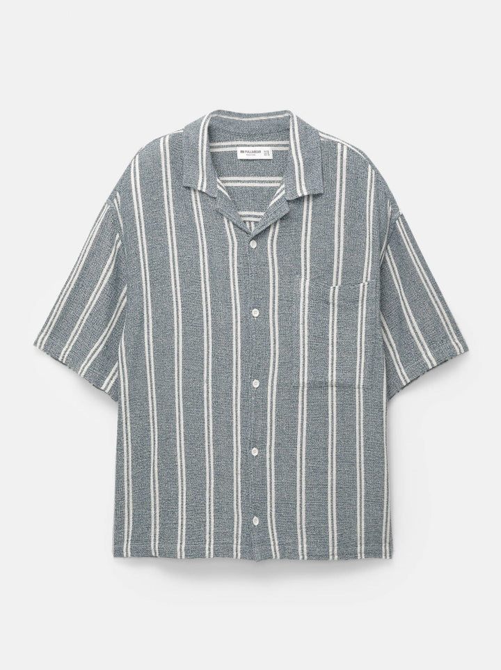 Moudda PULL & BEAR - Chemise - Rayures Rustiques - Tunisie 3