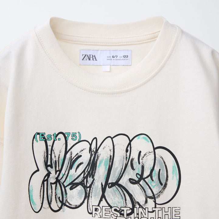 Moudda ZARA - T-Shirt - Imprimé Graffiti Urban - Tunisie 3