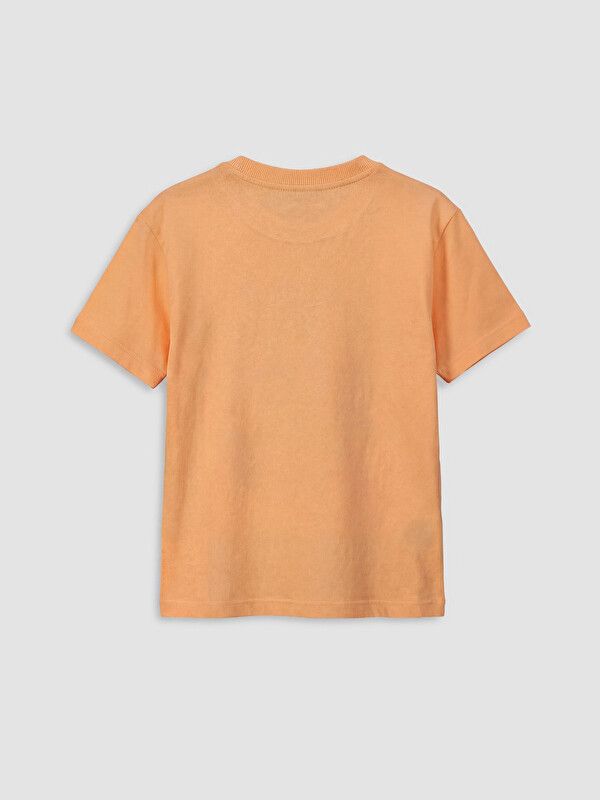 Moudda LC Waikiki - T-shirt manches courtes en jersey pour Garçon couleur Corail pâle - Tunisie 2