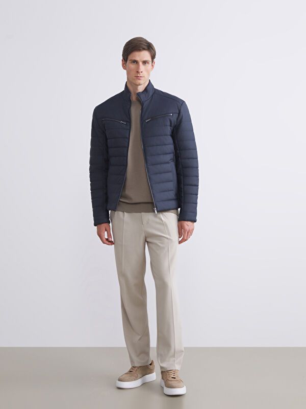 Moudda LC Waikiki - Manteau PU lourd Homme Marine - Tunisie 2