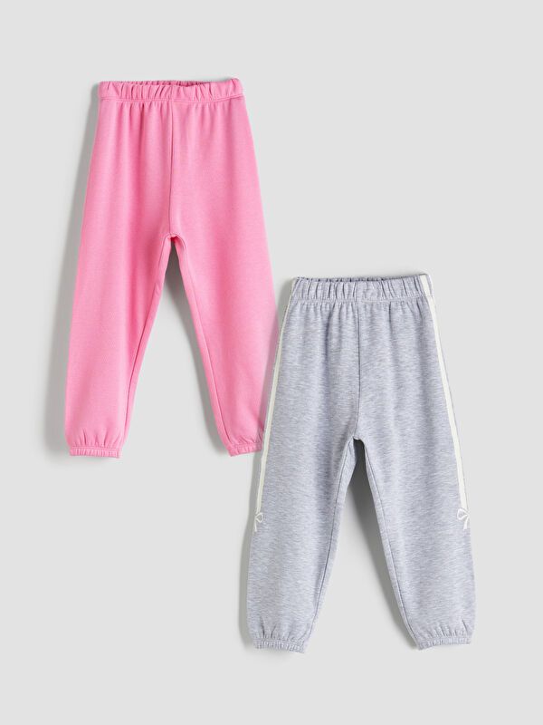 Moudda LC Waikiki - Pack jersey stretch Fille Mélange de gris - Tunisie 1