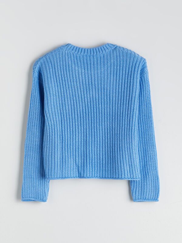 Moudda LC Waikiki - Pull en tricot Fille Bleu clair - Tunisie 2